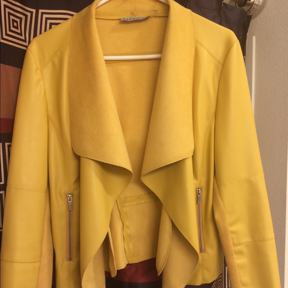 Faux leather jacket
